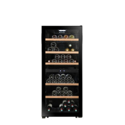 Cave de mise à température double zone LS102DZBLACK 102 Bouteilles - La Sommelière