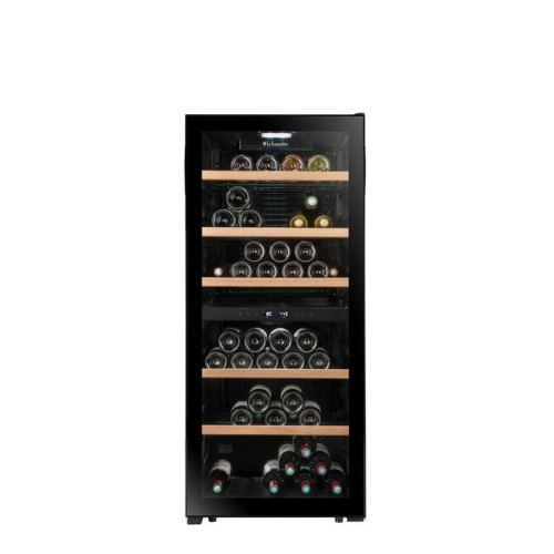 Cave de mise à température double zone LS102DZBLACK 102 Bouteilles - La Sommelière