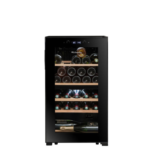 Cave de mise à température double zone SLS32DZBLACK 32 Bouteilles - La Sommelière