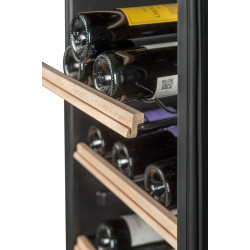 PF160DZ wine cellar double zone 152 bottles la sommeliere full cellar door opened