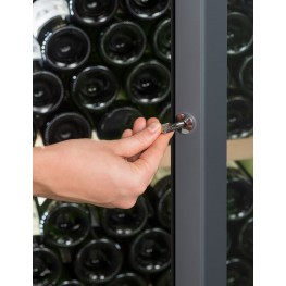 VIP280V Multi-temperature la sommeliere, wine cellar 273 bottles - lock