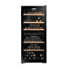 Double zone wine cellar LS102DZSBLACK 102 bottles - La Sommelière